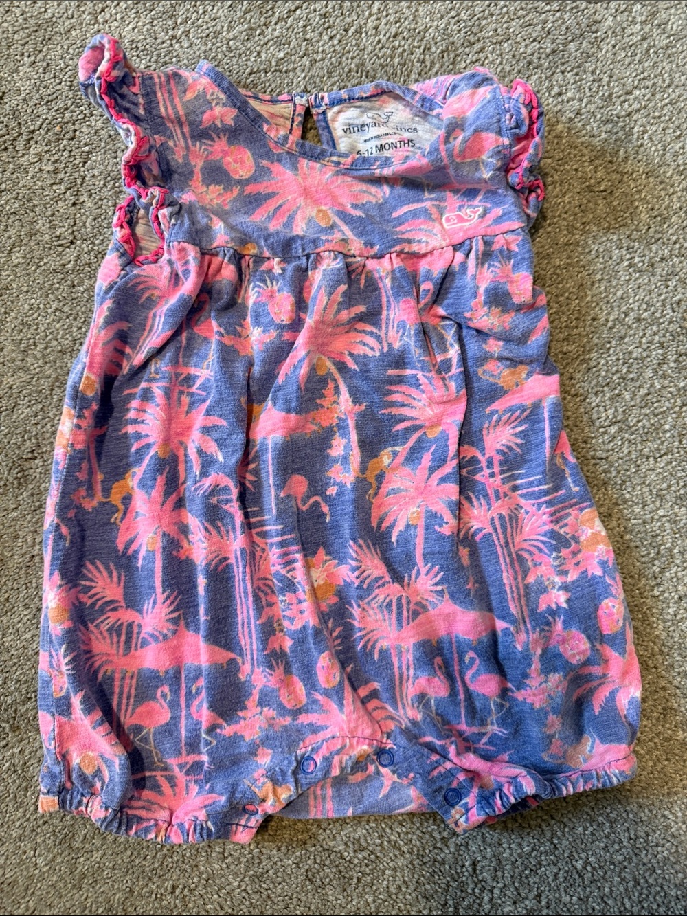 Vineyard vines romper 6-12 months